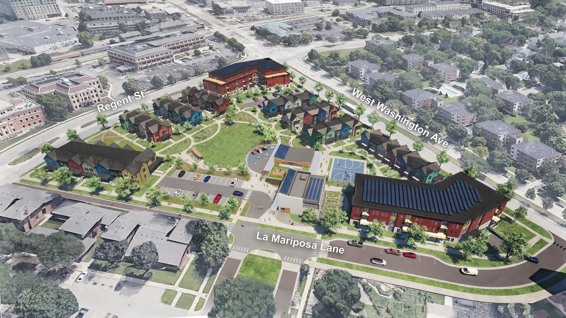 Bayview Foundation - aerial of apartments